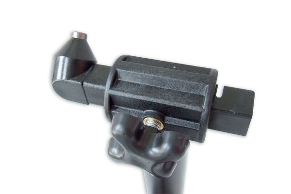 LV8 ELEVATE Universal Paddock Stand for front wheel with Cone Adaptors, Black/Orange
