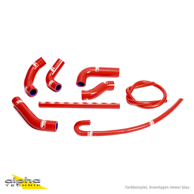SAMCO SPORT Silicone Hose Kit red for Honda XR650R Model Year 2000-2010