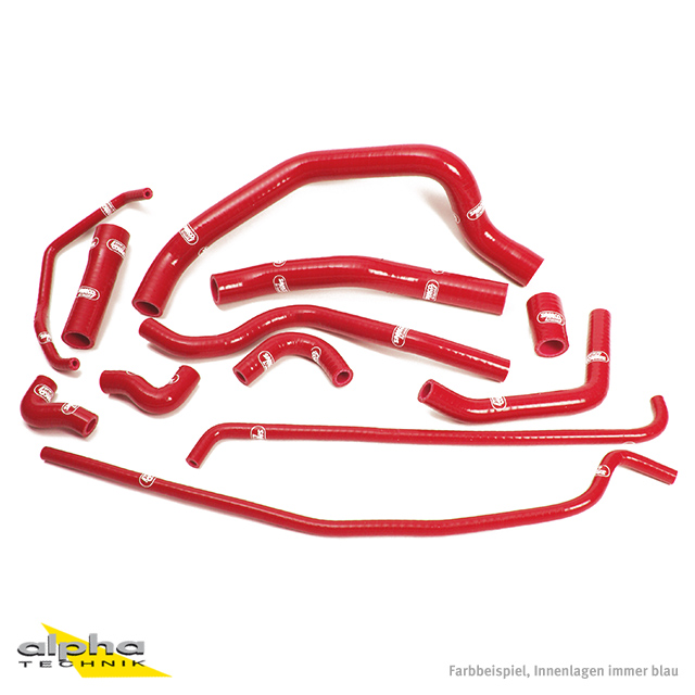 SAMCO SPORT Silicone Hose Kit red for Yamaha YZF1000R1 Model Year 2007-2008