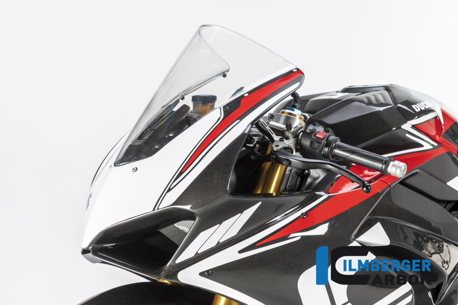 Ilmberger Carbon Fairing upper Part Racing, gloss, Ducati Panigale V4 2018-2019