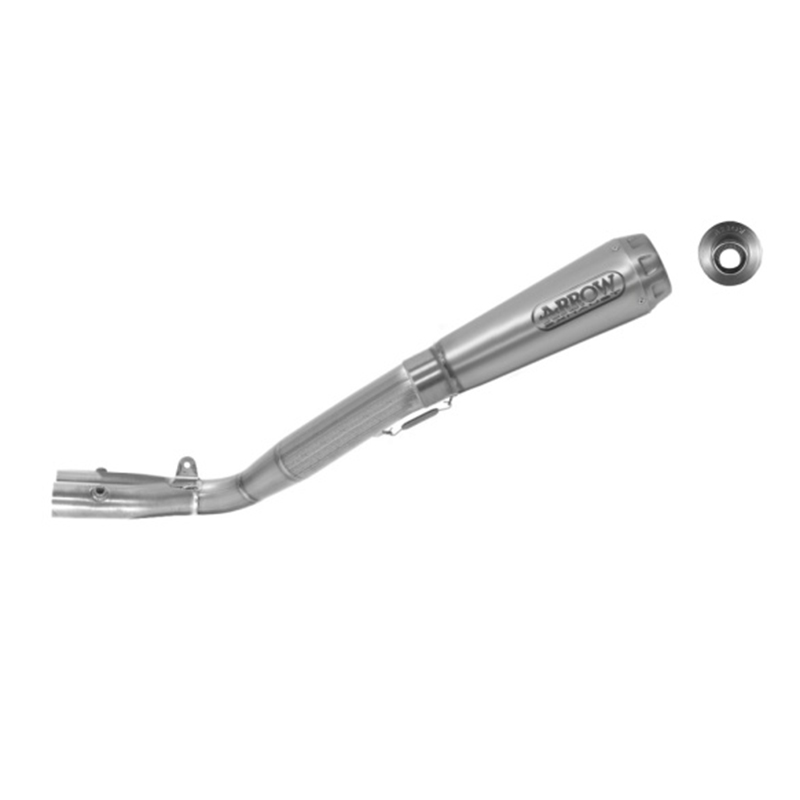ARROW Exhaust System COMPETITION HALF SYSTEM for Yamaha YZF-R1 2017-, Titanium and Stainless Steel