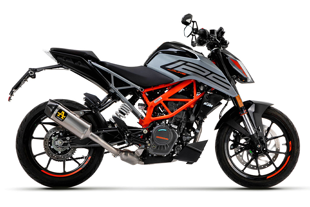 ARROW Exhaust INDY RACE Titanium for KTM 125 Duke and KTM 390 Duke from model year 2021-