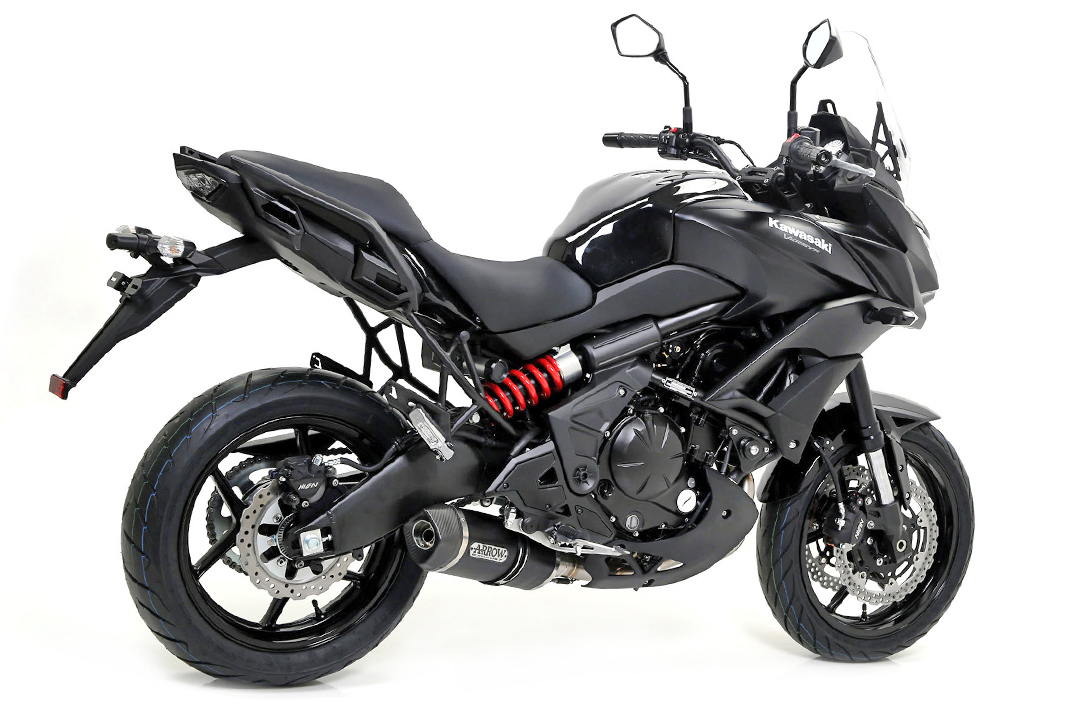 ARROW RACE TECH Exhaust for Kawasaki Z650, Ninja 650 and Versys 650, black aluminium