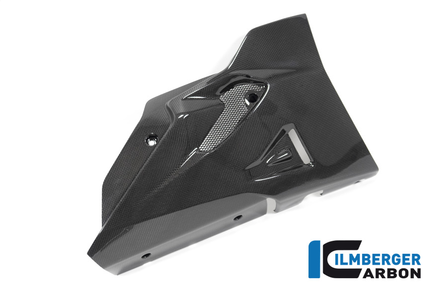 Ilmberger Carbon Belly Pan right side R/S, Glossy, Ducati Diavel 1260, 2019-