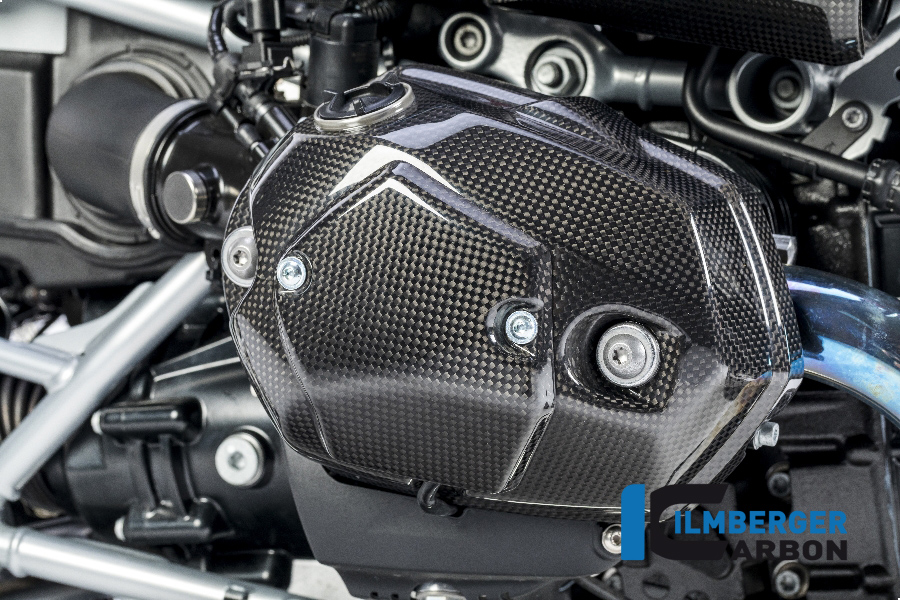 Ilmberger Carbon valve cover right side R/S, glossy, BMW R nineT 2014-2017, R nineT Racer, Scrambler, Urban GS 2016-