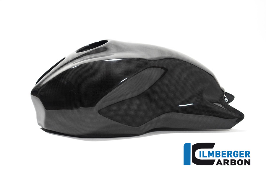 Ilmberger Carbon fuel tank, gloss finish, Ducati Monster 1200, 1200S 2017-