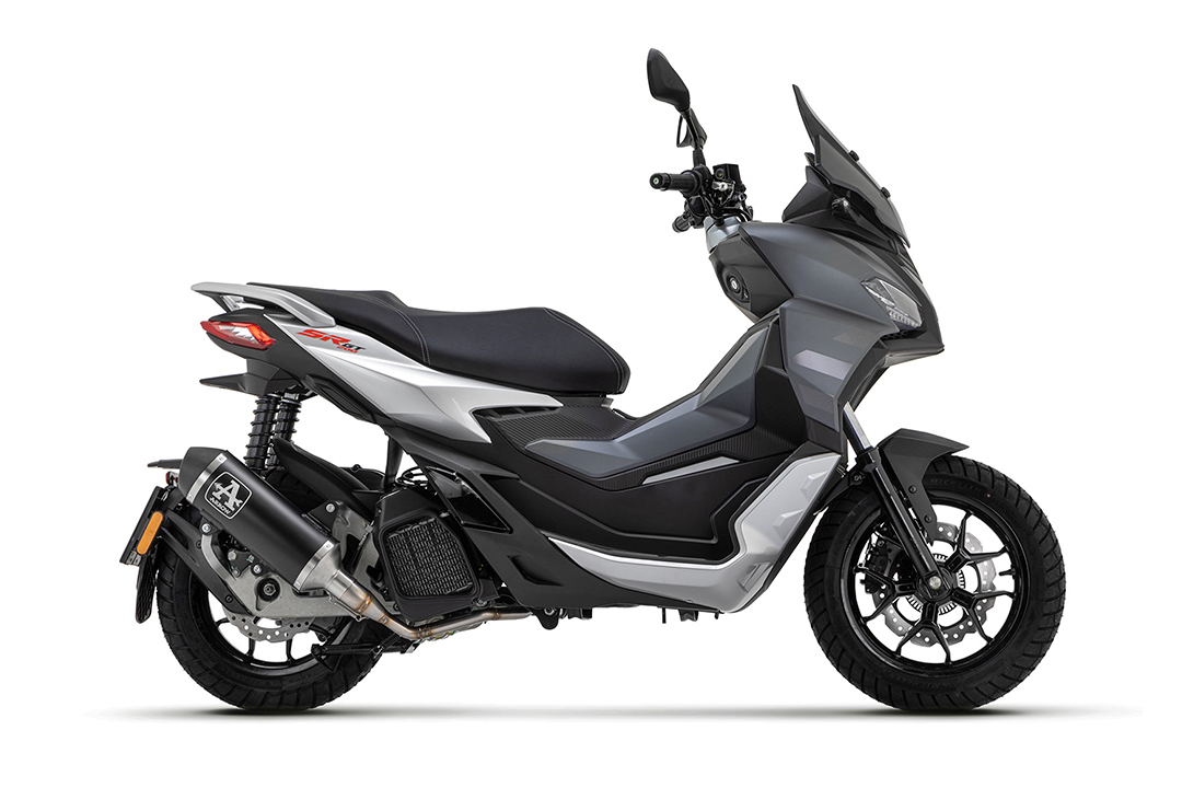 ARROW DARK URBAN Exhaust for Aprilia SR125 GT / SR200 GT Model Year 2022-