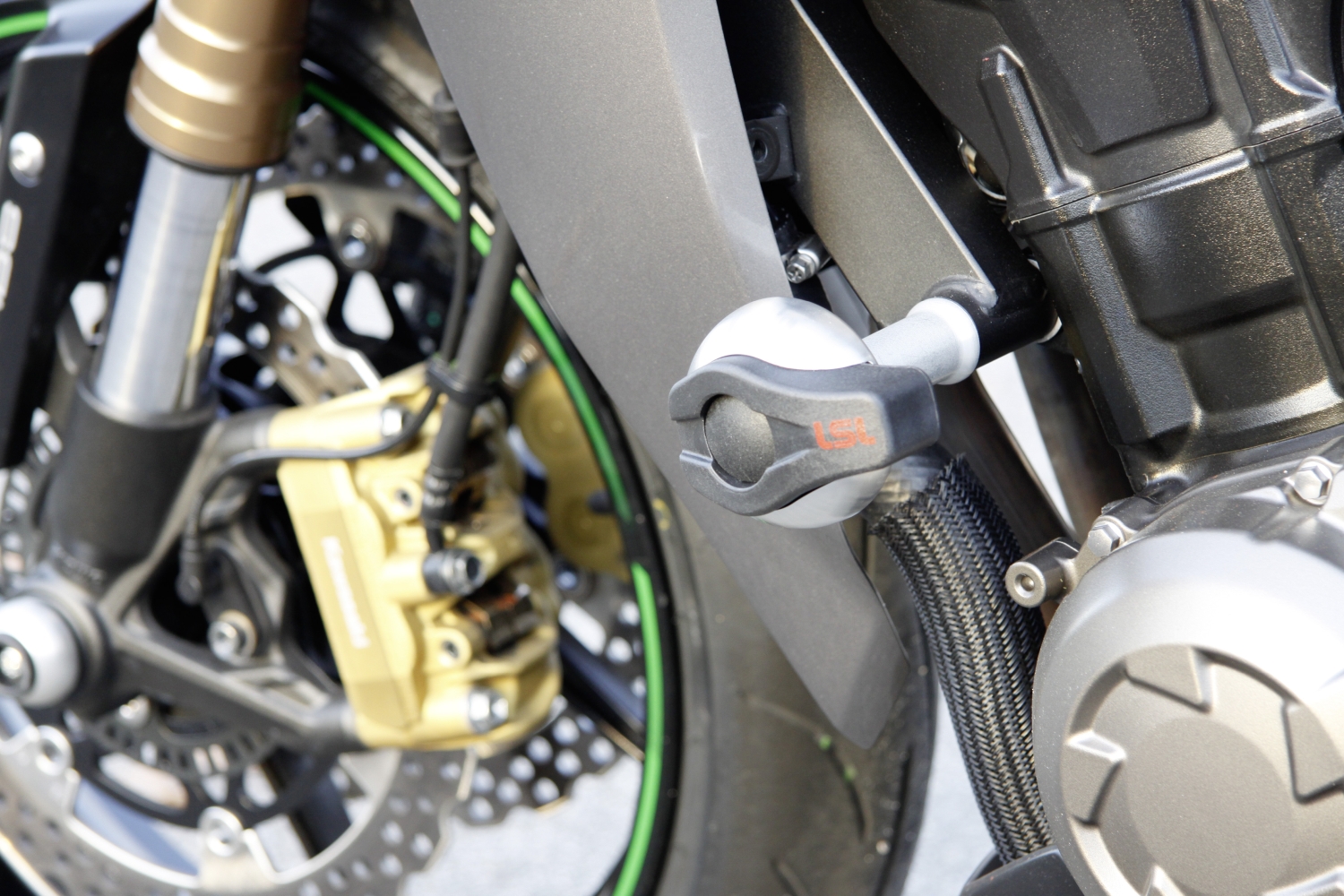 LSL Crash Pad Mounting Kit for Kawasaki Z1000 ABS, 2010-