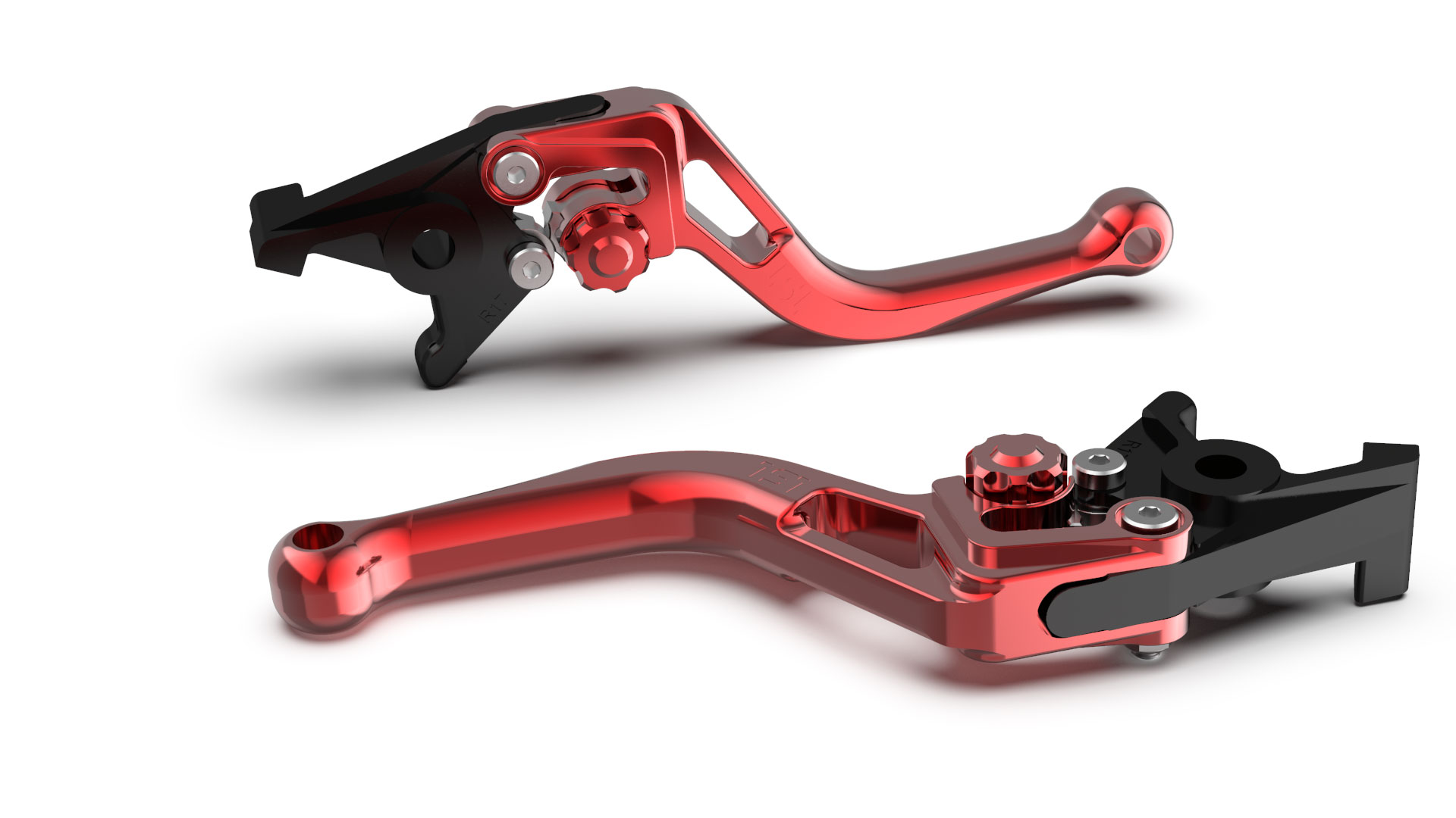LSL clutch lever BOW L83R, short, red/red