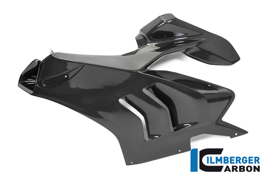 Ilmberger Carbon Fairing Side Panel left side L/S Racing, glossy, Ducati Panigale V4, V4S, V4R 2019-