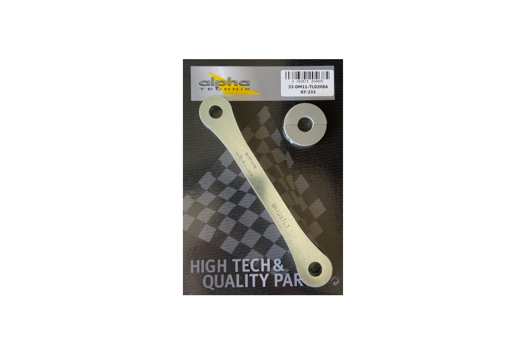 alpha Technik Lowering Kit 40mm for Yamaha Tenere 700 World Raid / Extreme Edition, Type DM11 / DM15 / DM16, Model Year 2022-