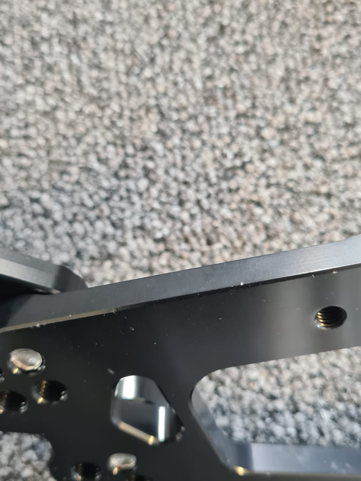 >TRACK< Rearset system black Yamaha YZF-R6 RJ15 2006-16 ABE