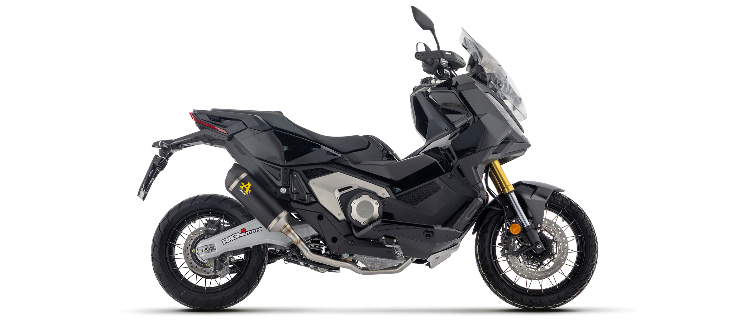 ARROW Exhaust RACE-TECH DARK Black Aluminium for Honda X-ADV 750 RH21 Model Year 2025-