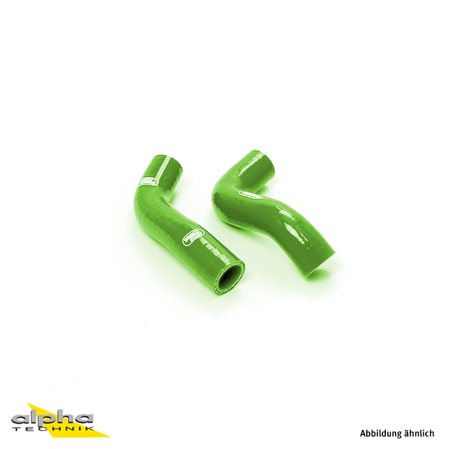 SAMCO SPORT Silicone Hose Kit, Green, for Kawasaki ER6f ER6n Model Year 2005-2016