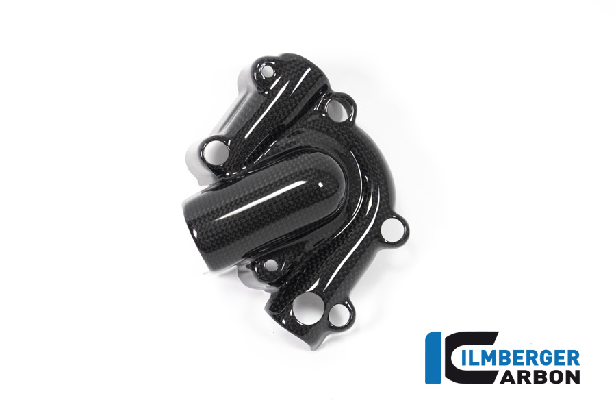 Ilmberger Carbon water-pump cover cover, glossy, Ducati Monster 1200, 1200S 2017-