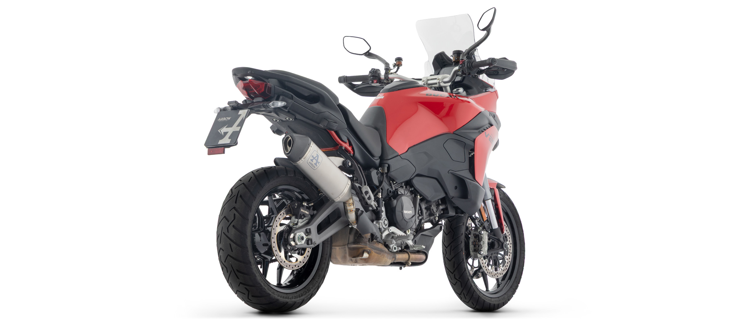 ARROW VELOCE DARK Slip-On Black Titanium, Ducati Multistrada V2, V2S, 2025-
