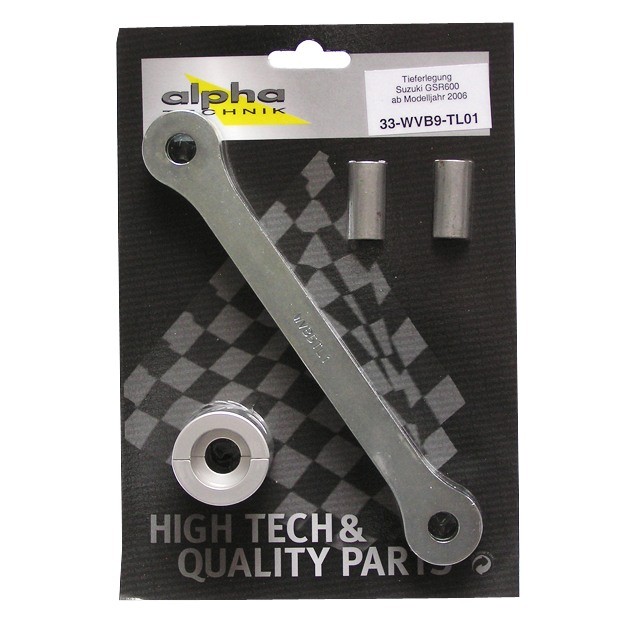 alpha Technik Lowering Kit 30mm for Suzuki GSR600; Type WVB9; Model Year 2006