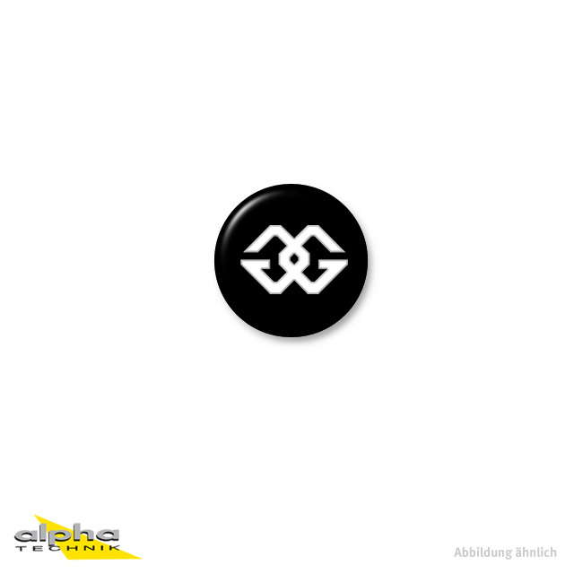 GILLES "GG" Sticker black-white