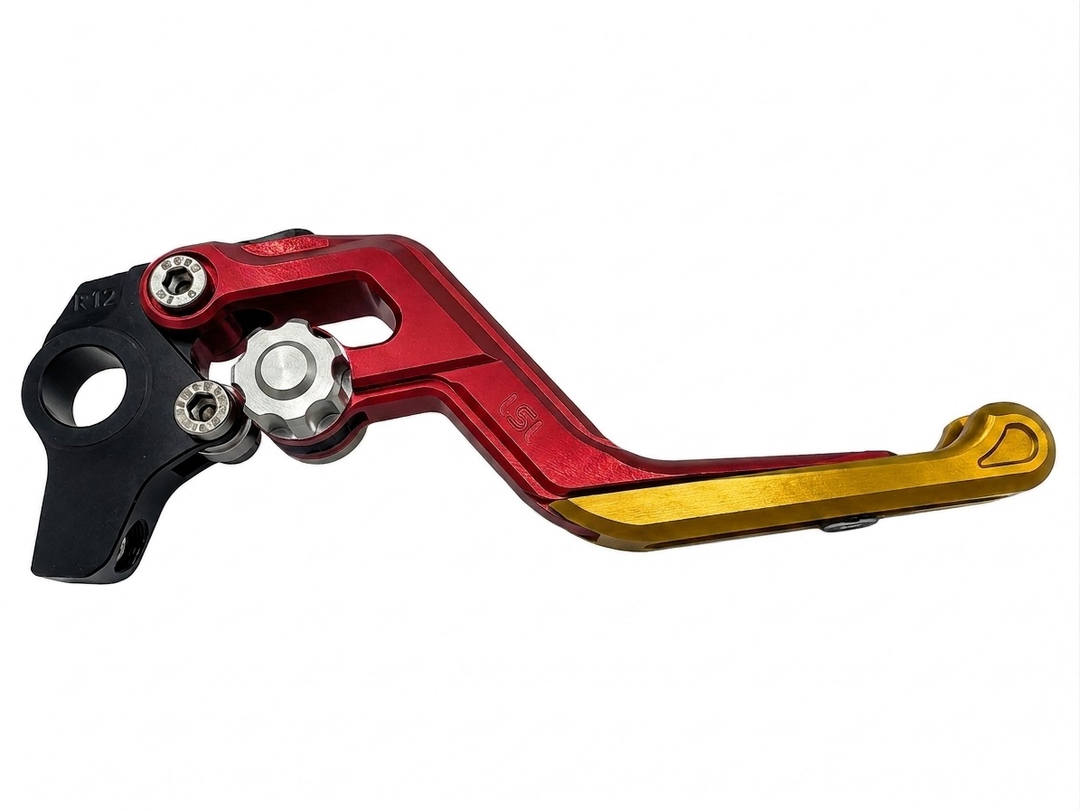 LSL ERGONIA Brake Lever R17 Red/Silver/Gold