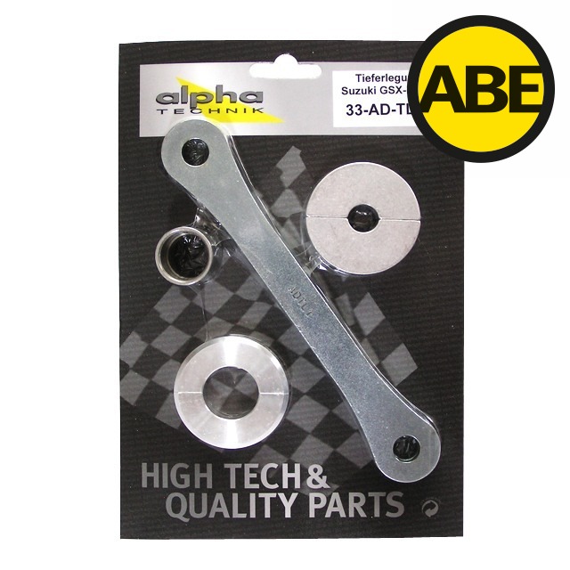 alpha Technik Lowering Kit 30mm for Suzuki GSXR600; Type AD; Model Year 1996-