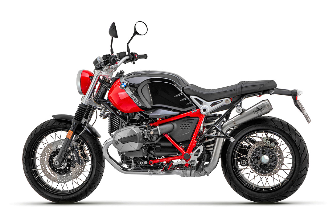ARROW PRO RACE Titanium Exhaust for BMW R nineT Scrambler from model year 2021-