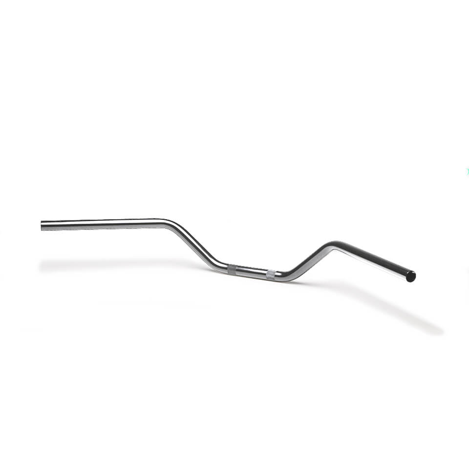 LSL Flat Track Bar L14, 22.2 mm, Steel, Chrome-plated