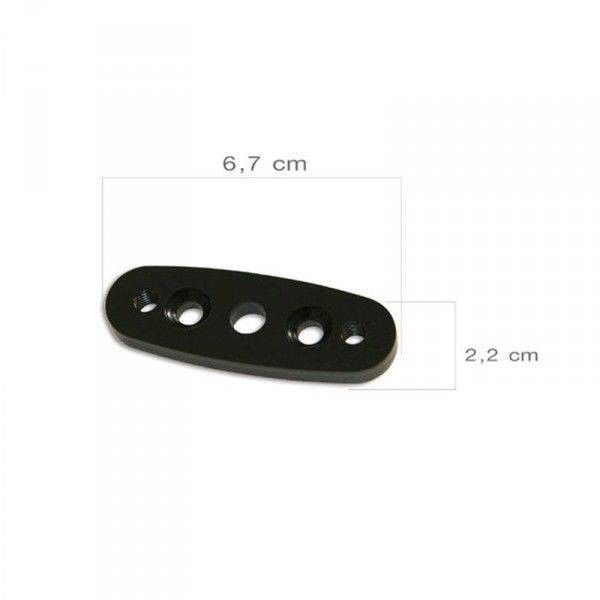 Barracuda rear mirror RACE matte black