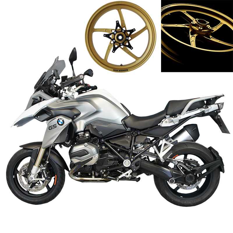 OZ Piega Conversion Kit 17" BMW R1200GS R1250GS Gold for OEM brake disc
