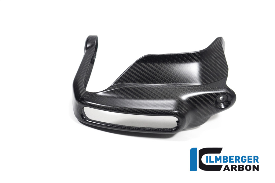 Ilmberger Carbon Large Handguard with flasher light, turn signal Mount right side R/S, Matt, BMW R1300GS 2023-