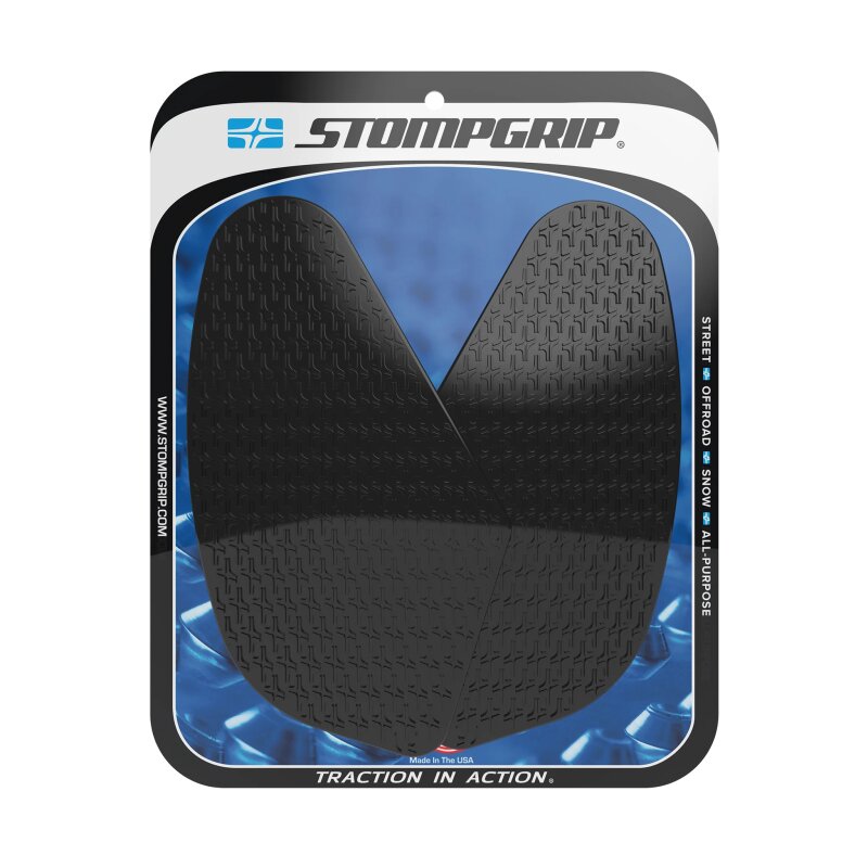 Stompgrip fuel tank Pad black, Icon, Streetbike fuel tank Kit for Yamaha Tracer 9 GT, 2024-2025