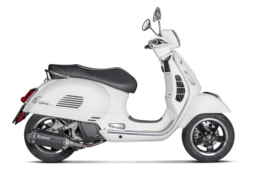 Akrapovic Slip-On Line (SS) Exhaust for Vespa GTS Super 125 / Sport / Tech from model year 2021