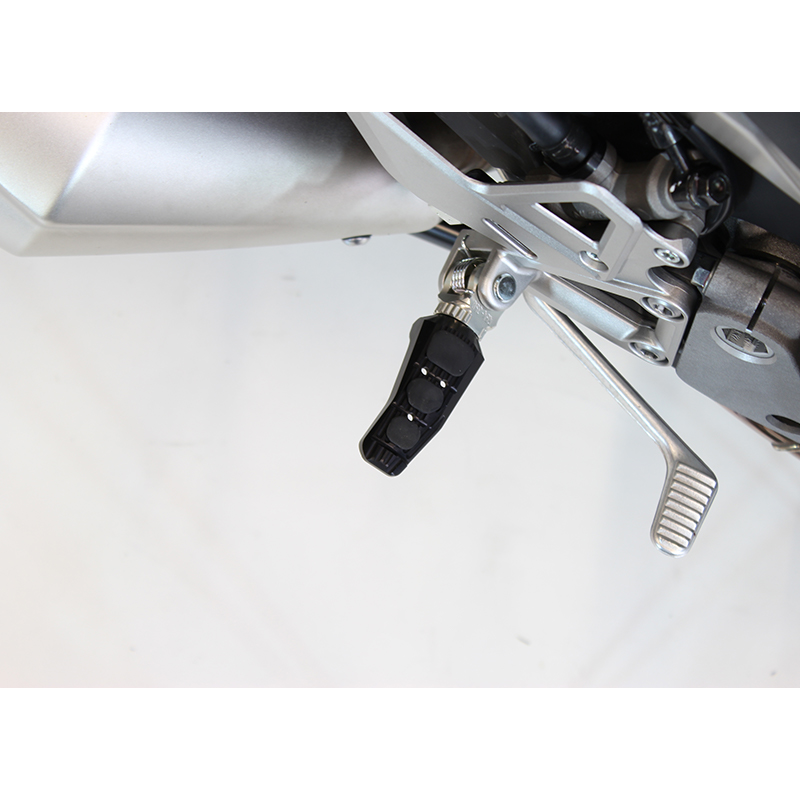 Gilles Touring Replacement Footpeg Kit, Rider, Black for BMW R1100GS, F800GS/F650GS