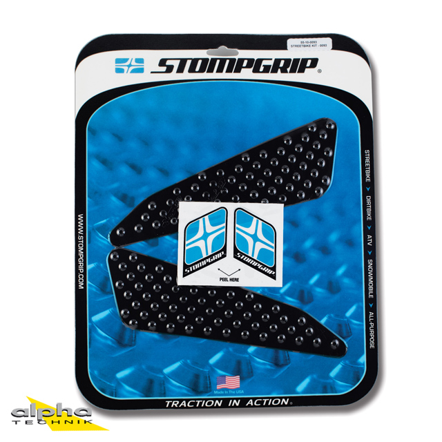 Stompgrip black, Volcano, for BMW, KTM, Moto Guzzi models (see compatibility list)