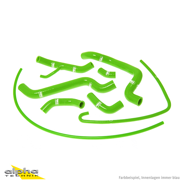 SAMCO SPORT Silicone Hose Kit green for Ducati 848 1098 R S 1198 R S model year 2007-2014