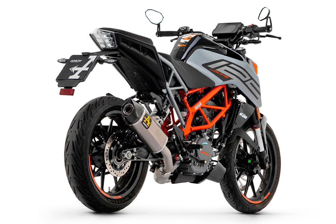 ARROW Exhaust INDY RACE Titanium for KTM 125 Duke and KTM 390 Duke from model year 2021-