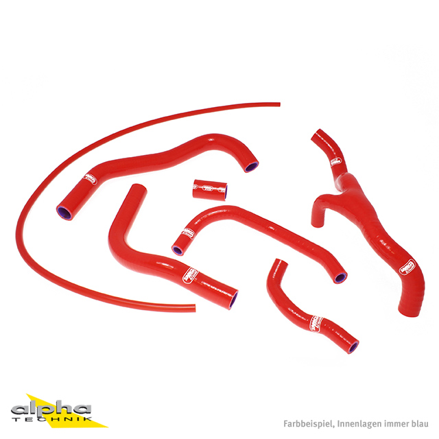 SAMCO SPORT Silicone Hose Kit red for Honda CBR600RR Model Year 2007-2024