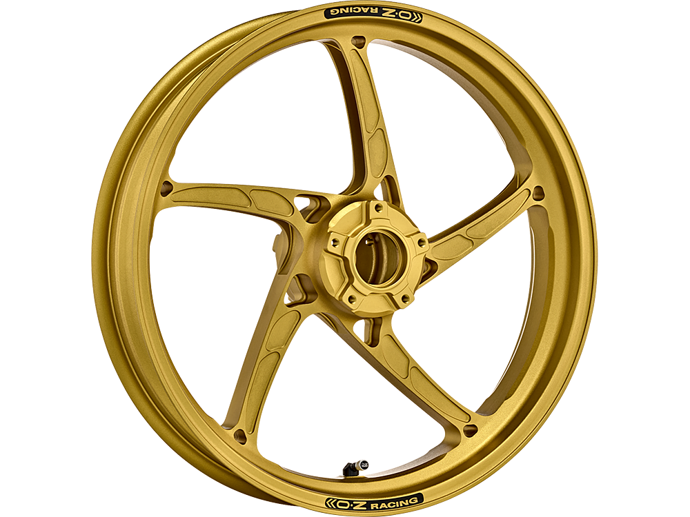 OZ Piega R Aluminium Wheel Set in Matte Gold for Ducati Panigale V4(S) 2018-2024, 1199 Panigale 2012-2014, 1299 Panigale 2015-2018, Streetfighter V4(S) 2020-2022
