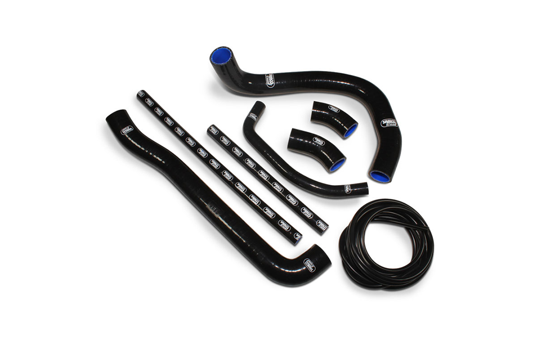 SAMCO SPORT Silicone Hose Kit, black, for Kawasaki ZXR750 model year 1991-1995