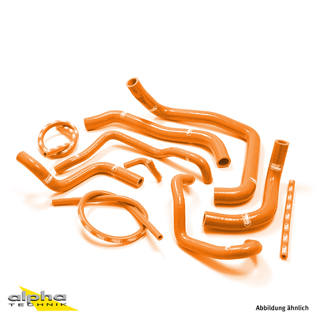 SAMCO SPORT Silicone Hose Kit orange for Honda CBR900RR Model Year 2000-2001