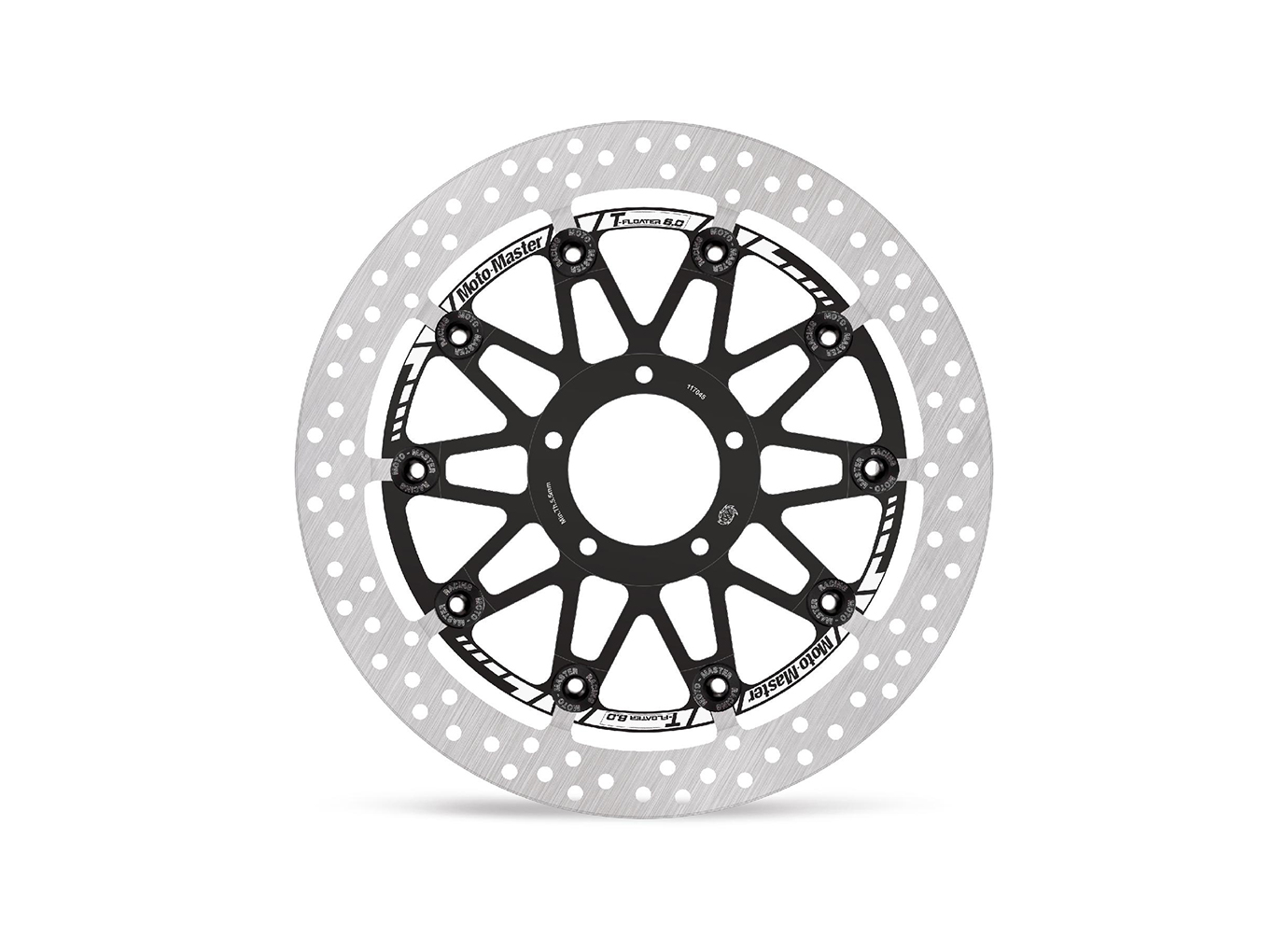 MOTO MASTER brake disc front rotationally symmetrical, T-Floater for Ducati Streetfighter V4 and Panigale V4 model year 2020-