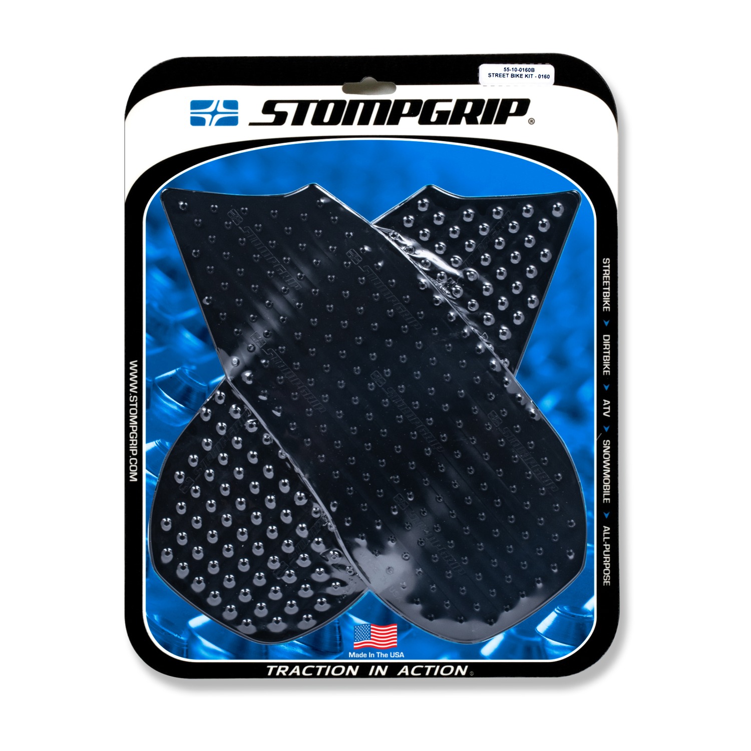 Stompgrip black, Volcano, for Honda CB1000R, 2018-2025