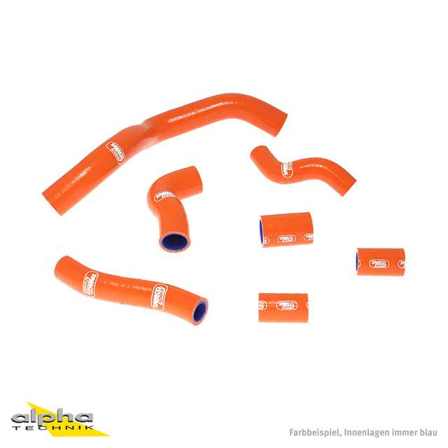 SAMCO SPORT Silicone Hose Kit orange for KTM 950 Adventure S 990 Adventure S M 990 Super Duke Model Year 2004-2014