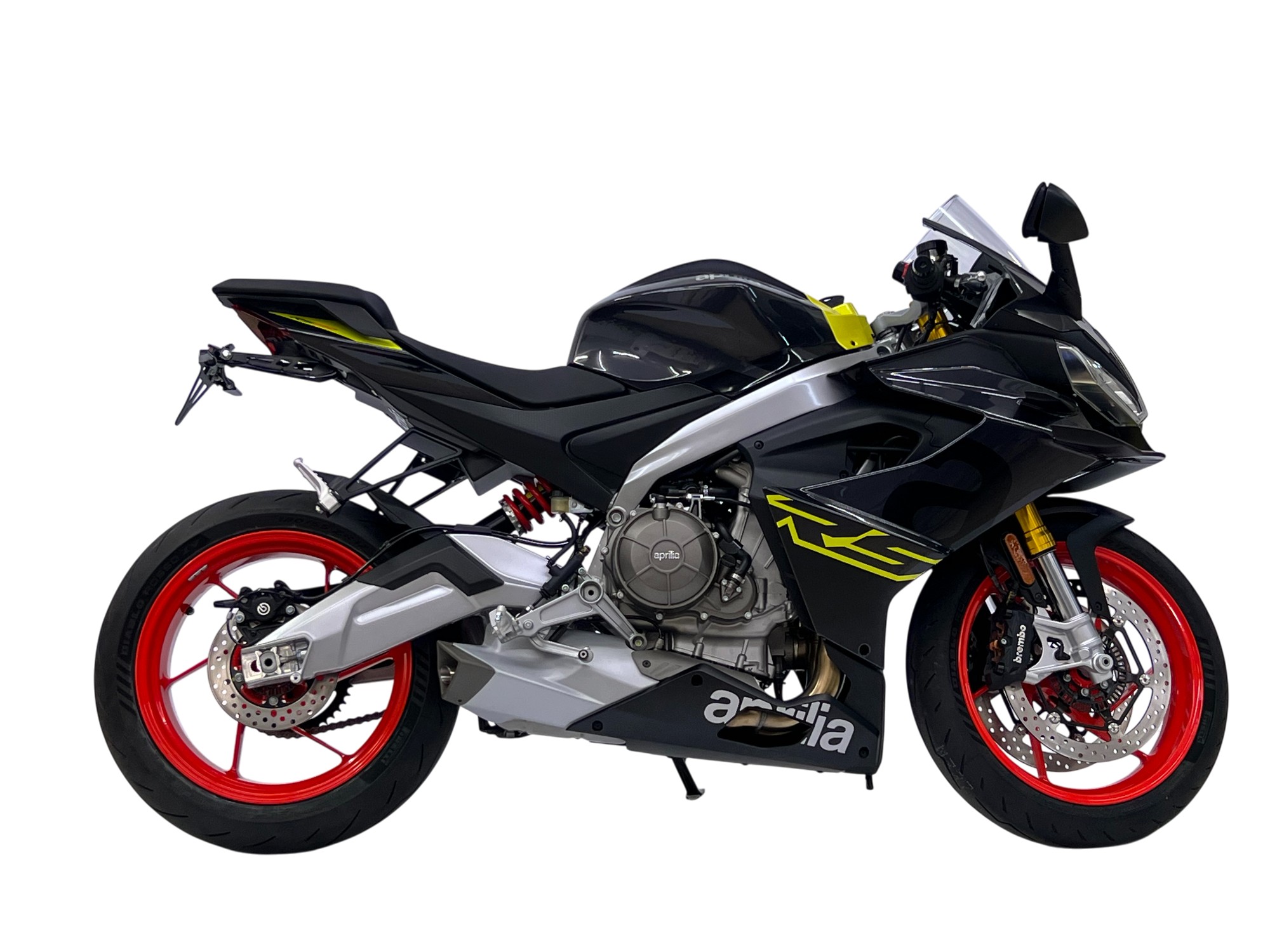 alpha Technik Number Plate Holder for Aprilia RS 457 / Tuono 457, Type XE, Model Year 2024 onwards.