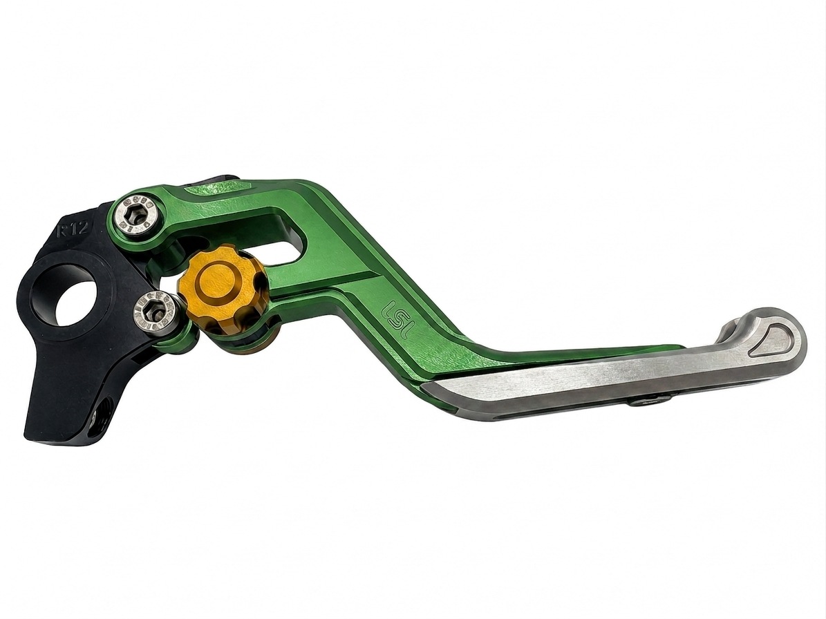 LSL ERGONIA Brake Lever R21 Green/Gold/Silver