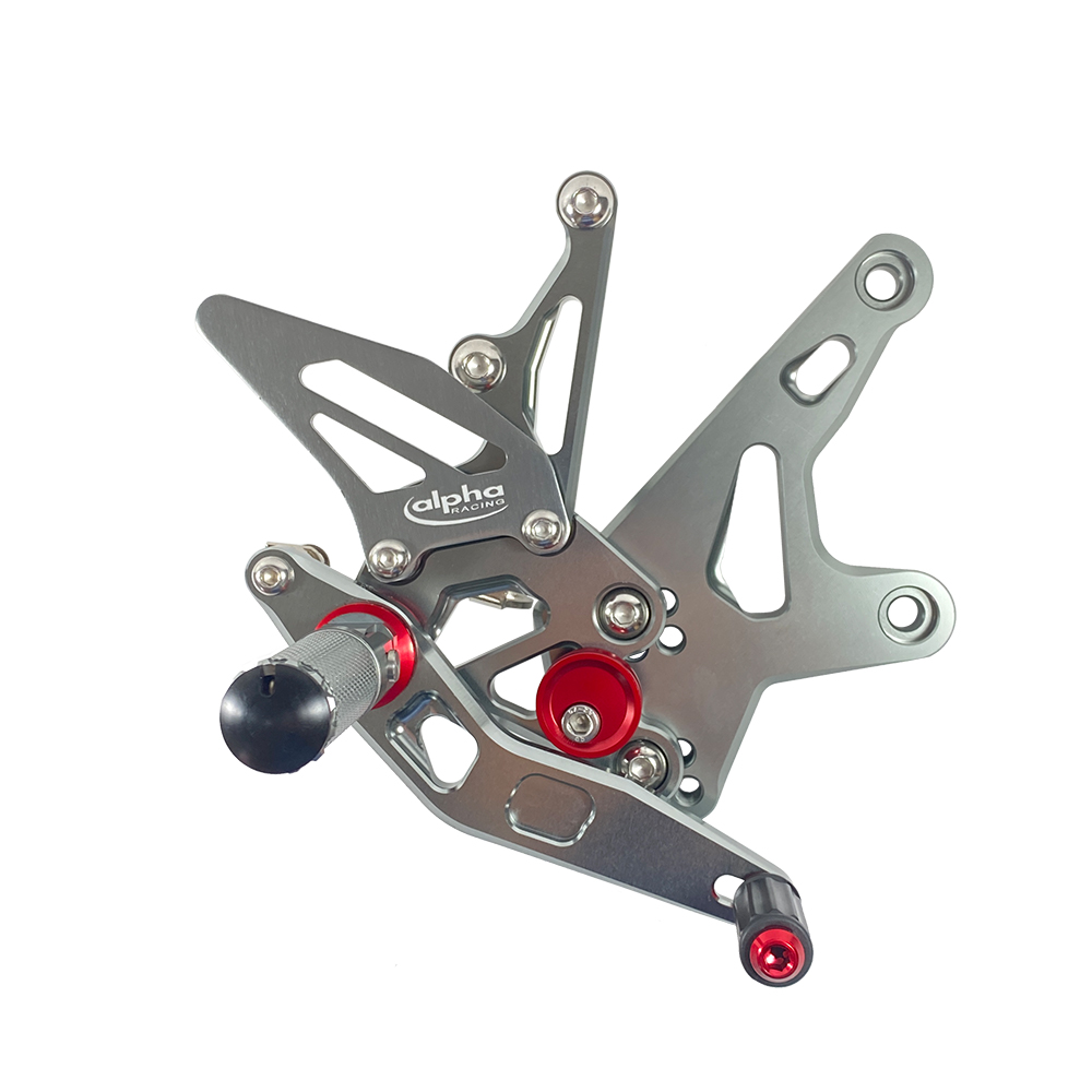 >TRACK< footrest Rearset System titan for Kawasaki Ninja 400 from 2018 / Z400 from 2019 ABE