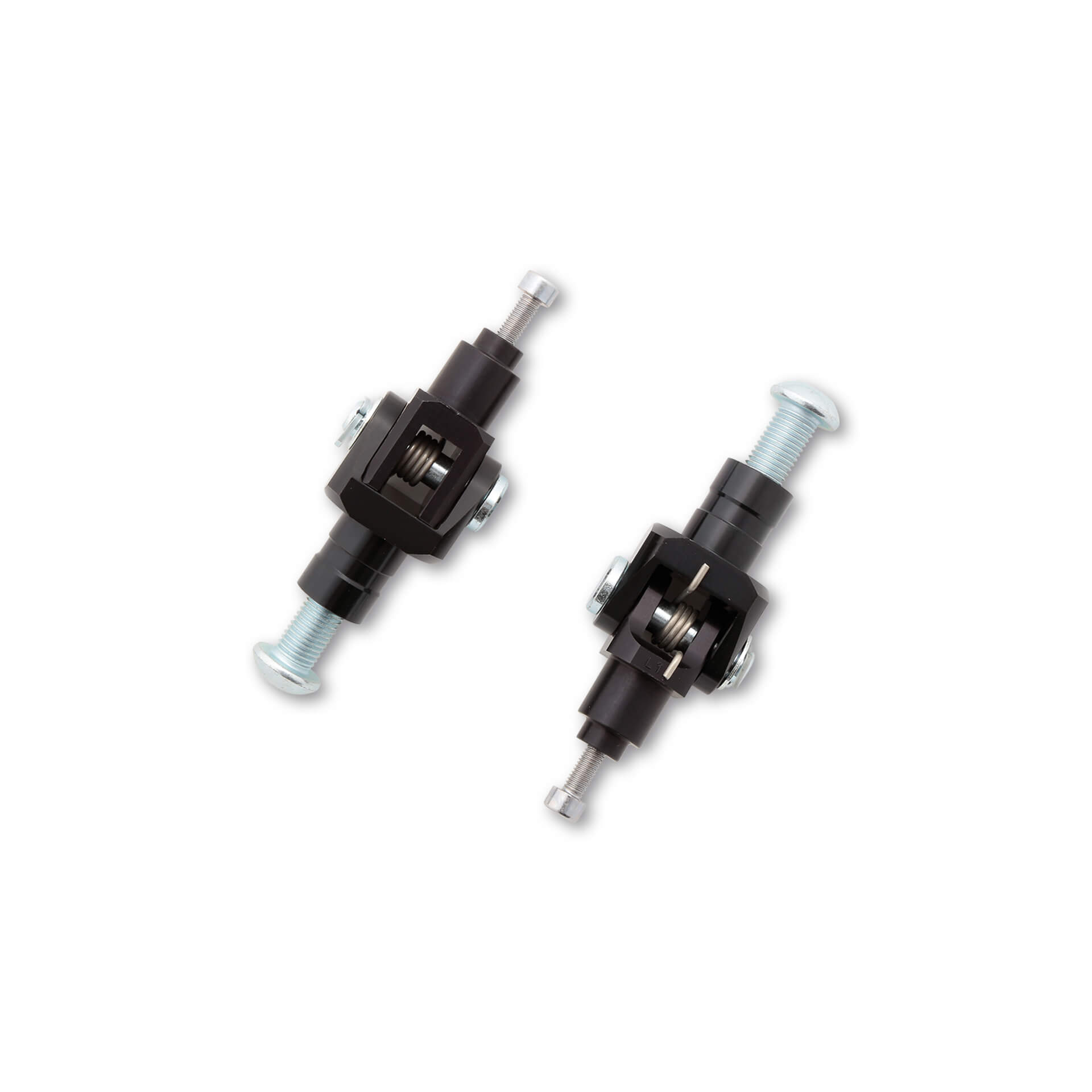 LSL folding footpeg hinge set for 2Slide rearsets, black