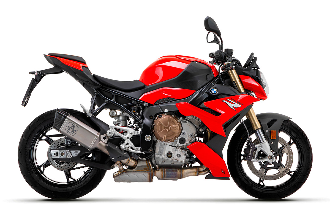 ARROW PISTA Titanium Slip-On for BMW S1000RR from 2019- / S1000R from 2021- / M1000RR from 2020- / M1000R from 2023-