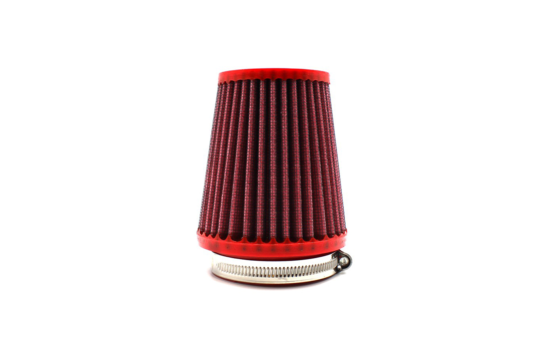 BMC Conical Sport Air Filter, 60 mm Diameter, 100 mm Length, Plastic Cap