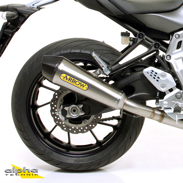 ARROW X-KONE Exhaust for Yamaha MT07 / Tracer 700 2014-2020, Stainless Steel (Only with ARROW Header)