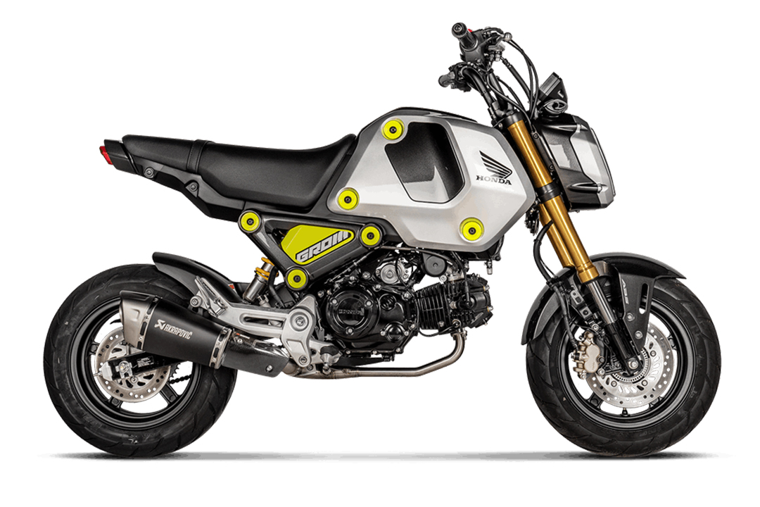 Akrapovic heat protector heat shield Carbon for Honda MSX 125 GROM from model year 2021-2025